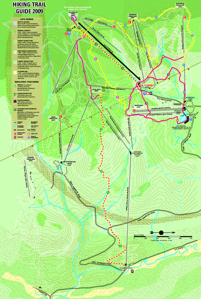 Killington Hiking Trail Map