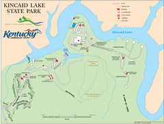 Kincaid Lake State Park Map