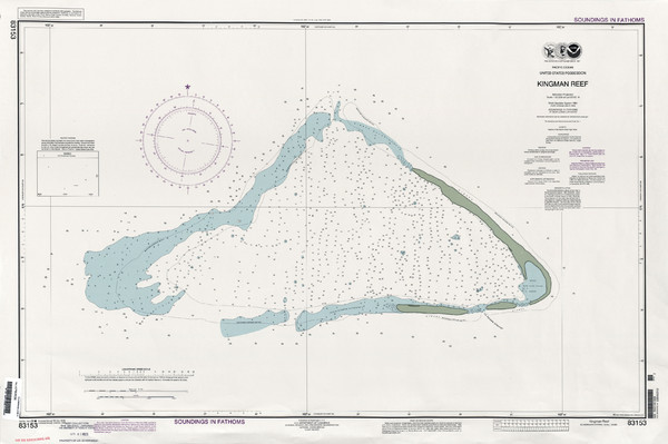 Kingman reef Map