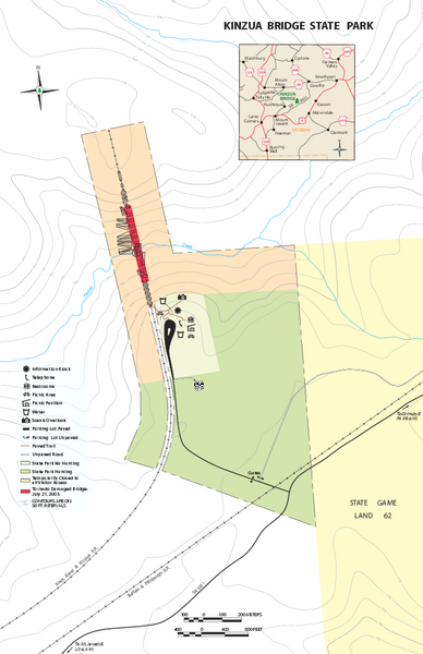 Kinzua Bridge State Park Map