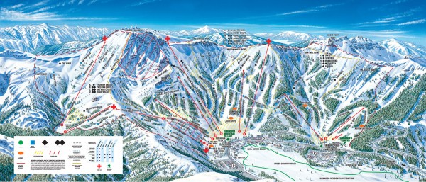 Kirkwood Ski Trail map 2006-07