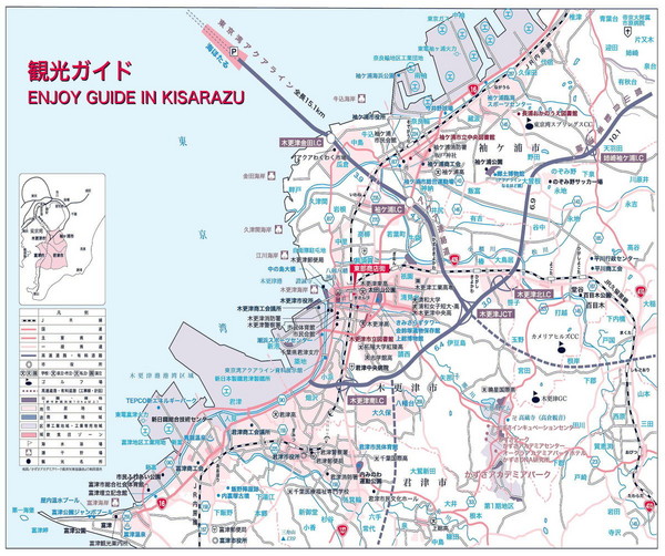 Kisarazu Tourist Map
