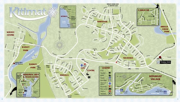 Kitimat Map