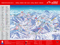 Kitzbuhel Ski Trail Map