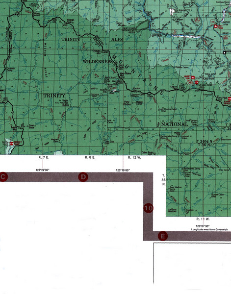 Klamath National Forest Map