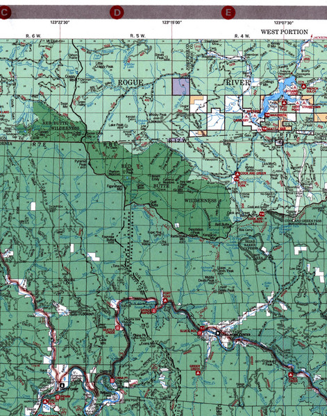 Klamath National Forest Map