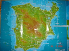 Ko Samui Tourist Map