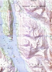 Kodiak Island Topo Map