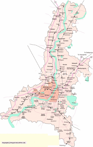 Kolkata City Map