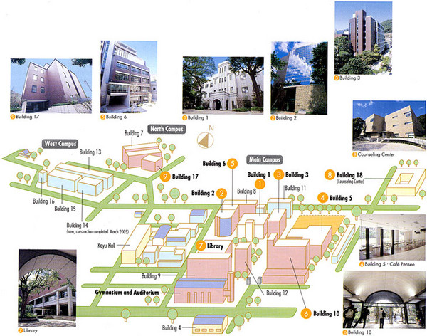 Konan University Campus Map