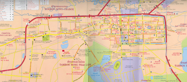 Korat City Map