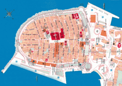 Korcula Tourist Map Korcula Tourist Map