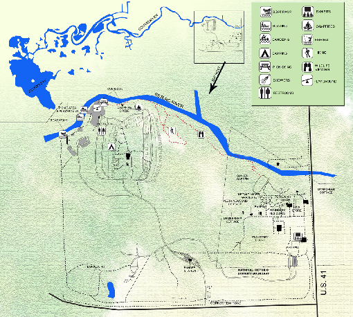 Koreshan State Historic Site Map