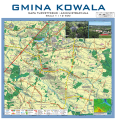 Kowala  Commune - near Radom, PL Map