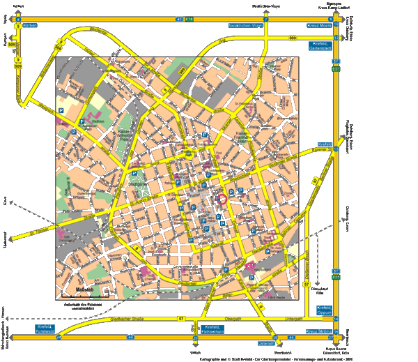 Krefeld Map