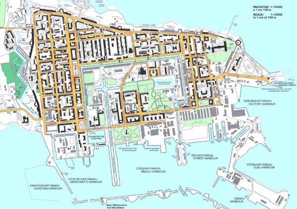 Kronstadt Tourist Map