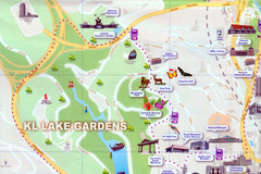 Kuala Lumpur Lake Gardens Map
