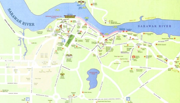 Kuching Map