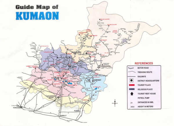 Kumaon Map