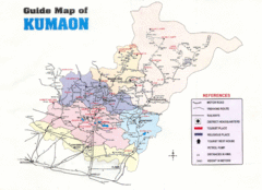 Kumaon Map Kumaon Map