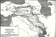 Kurdistan map