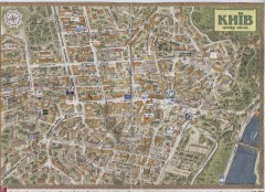 Kyiv city centre map (3D)