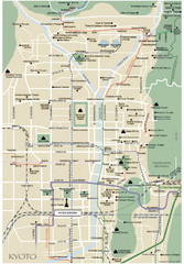 Kyoto City Map Kyoto City Map