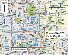 Kyoto Tourist Map