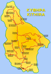 Kythira Island Map