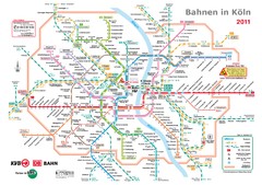 Köln, Nahverkehr Map