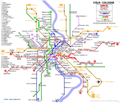 Köln metro Map