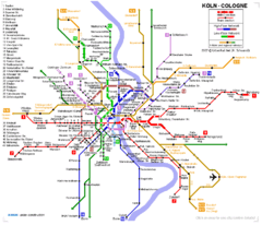 Köln metro Map Köln metro Map