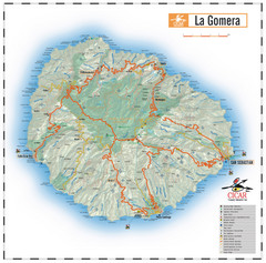 La Gomera Island Map
