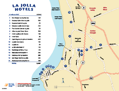 La Jolla Tourist Map