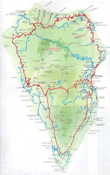 La Palma Island Map
