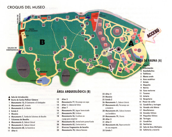 La Venta Park Map