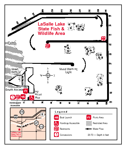 LaSalle Lake Illinois Site Map - LaSalle Lake Illinois • mappery