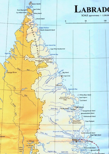 Labrador Peninsula Map