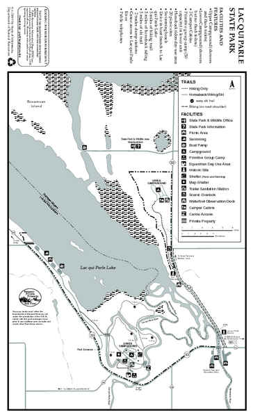 Lac Qui Parle State Park Map