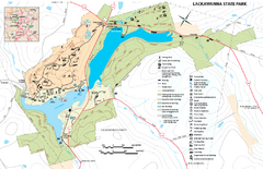 Lackawanna State Park Map