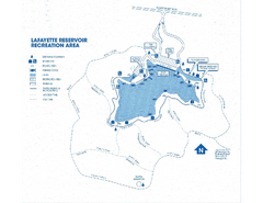 Lafayette Reservoir Recreation Area Map