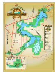 Lahontan State Recreation Area Map