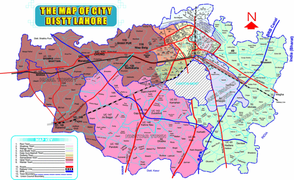 Lahore Map