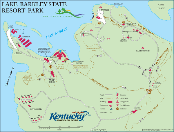 Lake Barkley State Resort Park Map