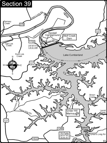 Cumberland River Charts