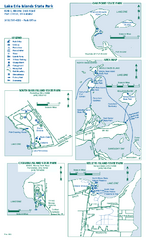 Lake Erie Islands State Park map