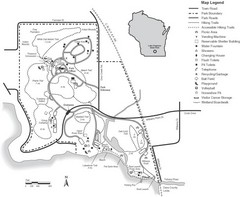 Lake Kegonsa State Park Map