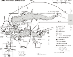 Lake MacBride State Park Map