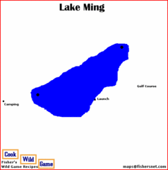 Lake Ming Area Map Lake Ming Area Map