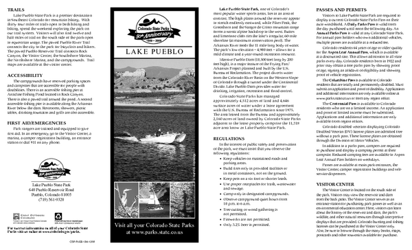 Lake Pueblo State Park Map